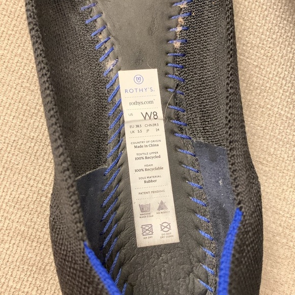 Rothy’s The Point Classic Black Ballet Flat size 8 - Picture 9 of 9